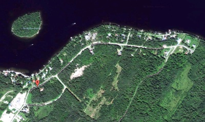 Vue satellite du développement